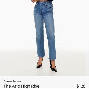 Aritzia Denim Forum - Arlo High Rise Straight Jeans - Size 26